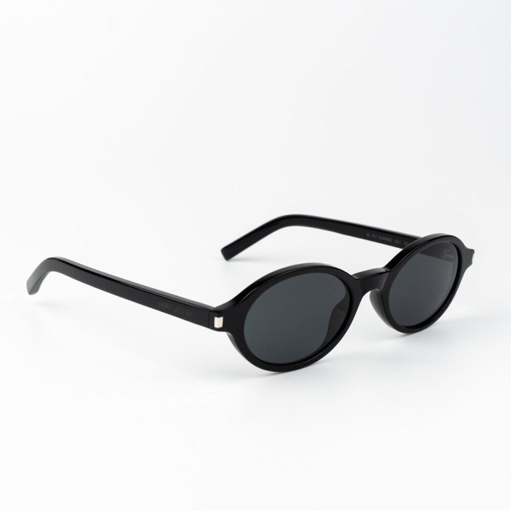 Saint Laurent Women Sunglasses Black Oval SL751 JEANNE 001 BRAND NEW - Picture 13 of 17